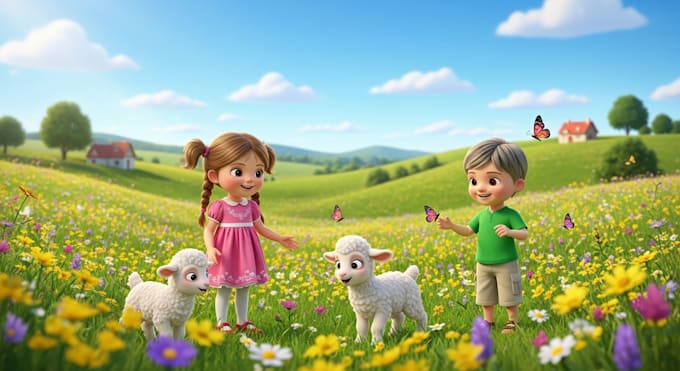 create ai cartoon animation video for kids youtube channel