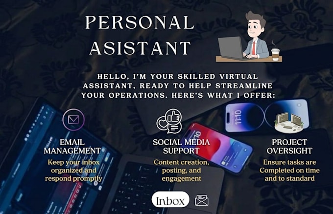 handle email management and customer support professionally