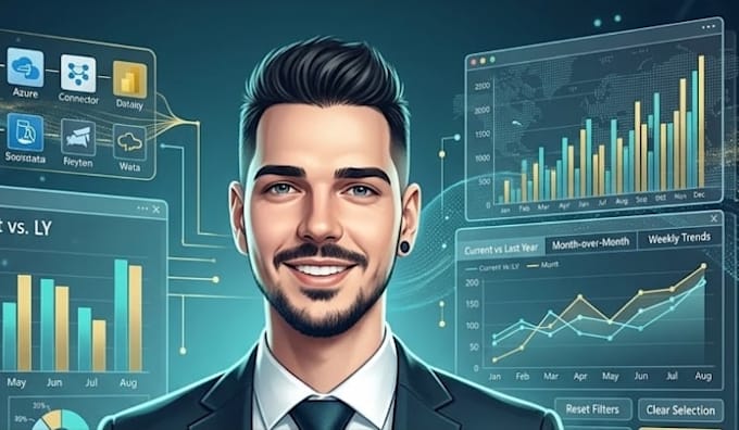 Crear dashboards impresionantes y perspicaces en power bi, excel y ssrs