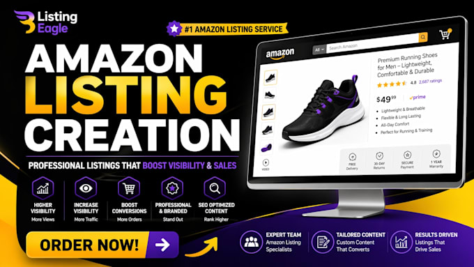 set up amazon account product listing