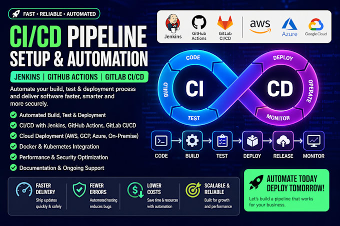 implement cicd with jenkins and github actions for automated deployment