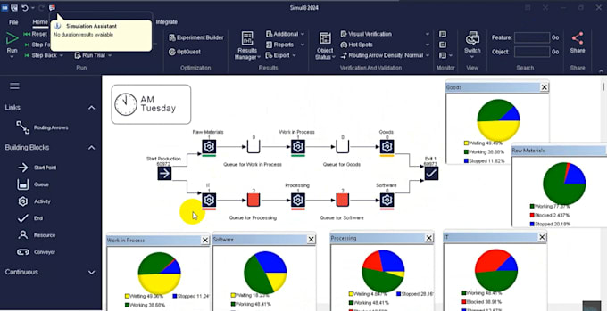 create simulation models using simul8 arena simio anylogic flexsim