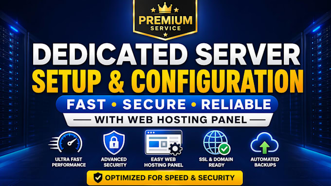 configure fast secure dedicated server hosting with wordpress web hosting panel
