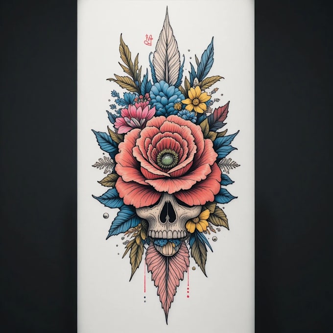 design professional tattoo and custom tattoo