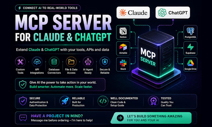 build mcp server for claude and chatgpt
