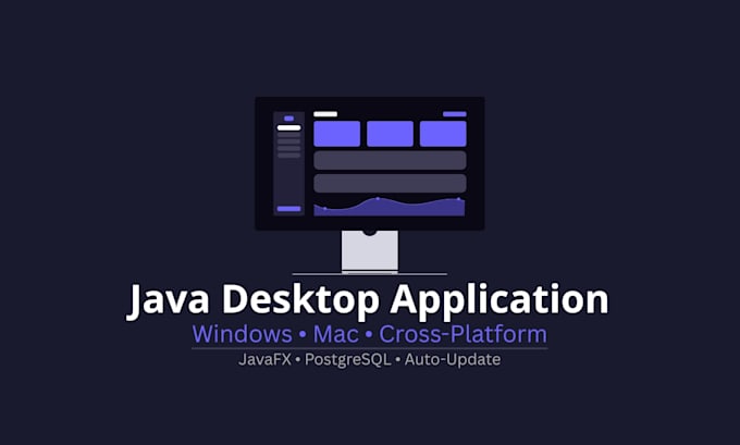 build a complete java desktop application for windows and mac