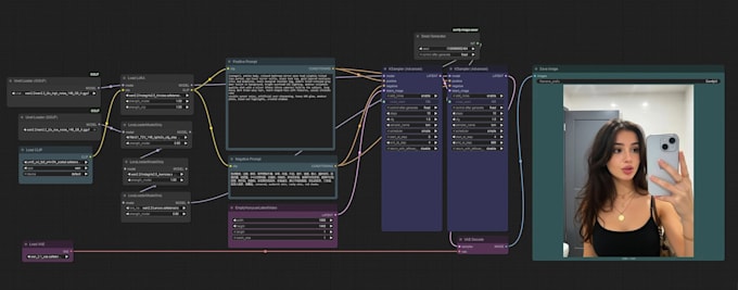deploy comfyui workflow serverless api on runpod with lora