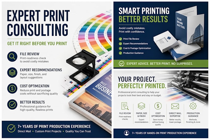 review your print project and make it print ready