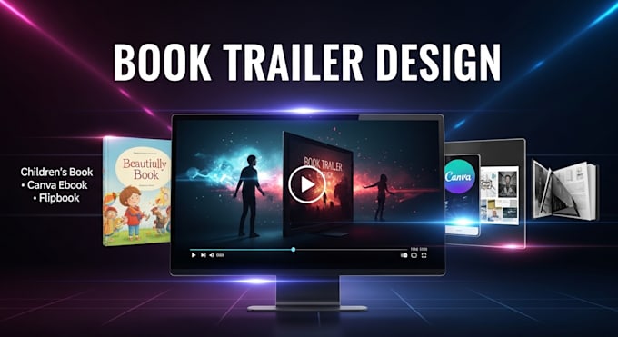 create a book trailer, childrens book, canva ebook, flipbook