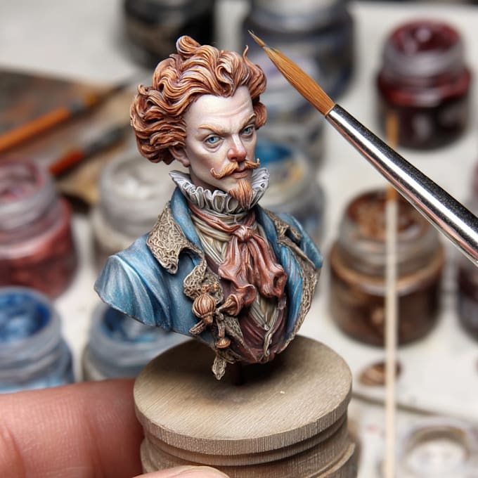 model painting such as dnd , warhammer