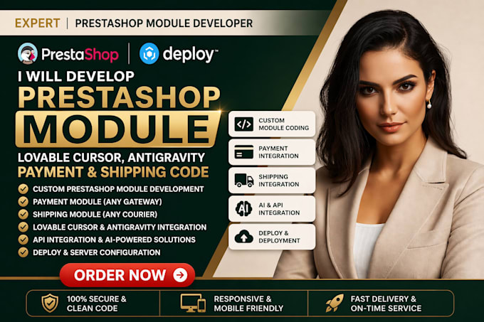 develop prestashop module lovable cursor antigravity payment and shipping code