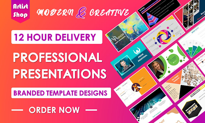 create a professional powerpoint presentation or powerpoint template design