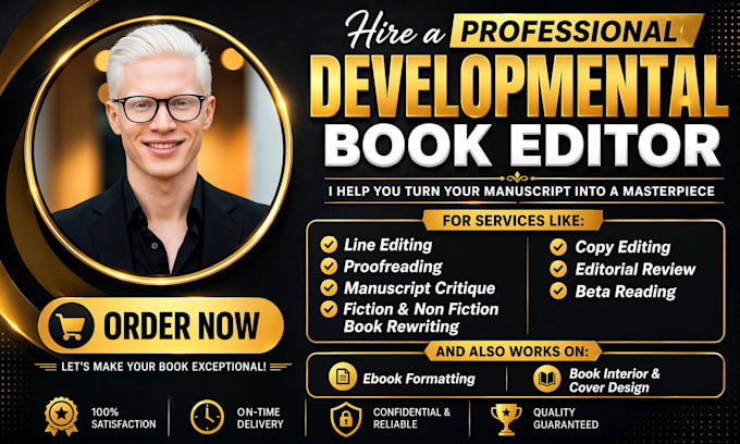 do comprehensive developmental editing for fiction and non fiction novella