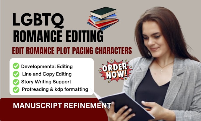 developmental edit romance lgbtq fiction improve plot pacing scene development