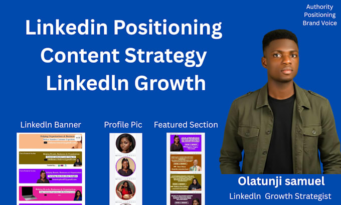 optimize, manage and grow your linkedin for visibility, authority