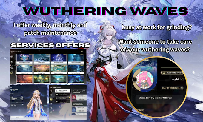 help your wuthering waves account and other stuff