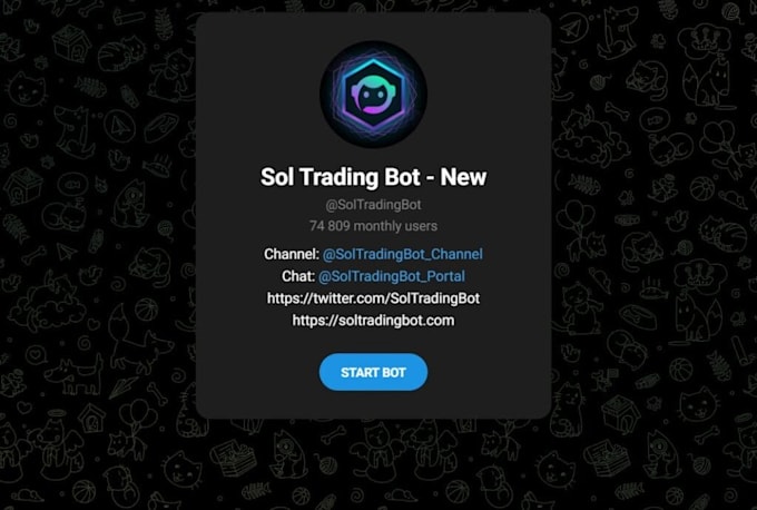 create telegram trade bot, solana smart contract, sol token, trading bot, mm bot