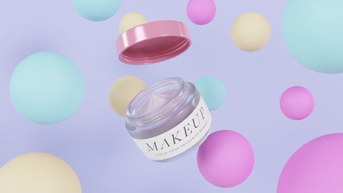 create realistic 3d product rendering
