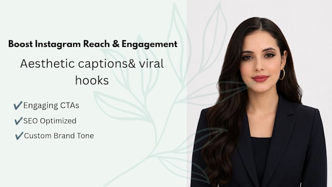 design aesthetic quotes and write engaging captions