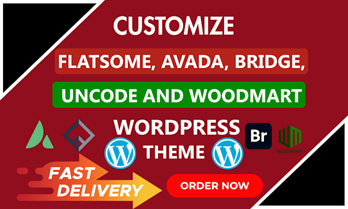 customize flatsome avada bridge woodmart wordpress theme