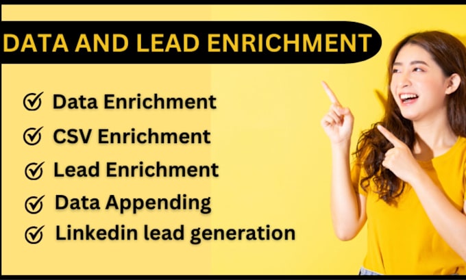 data enrichment lead appending CSV enrich, prospect email list, CRM integration
