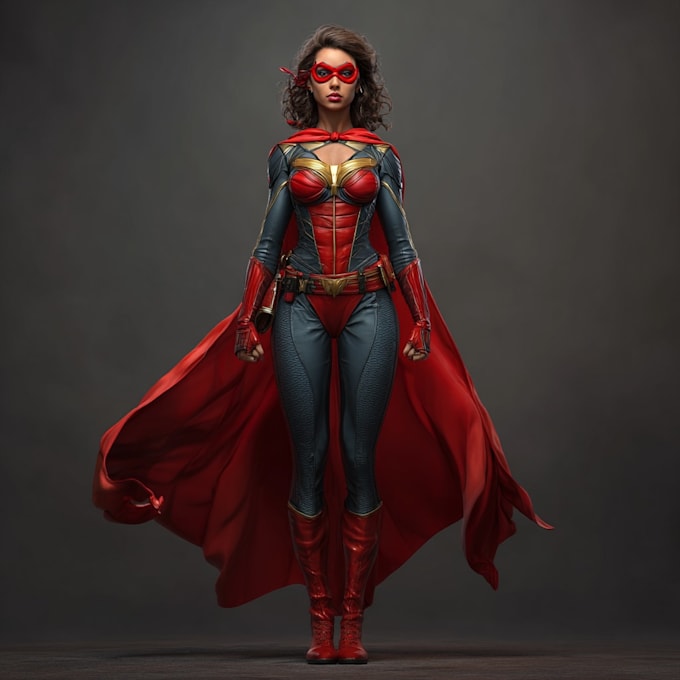 design professional superhero artwork