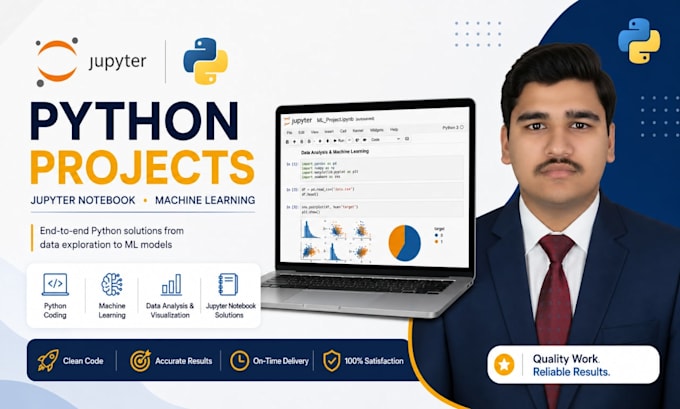 jupyter notebook project , python project , coding project