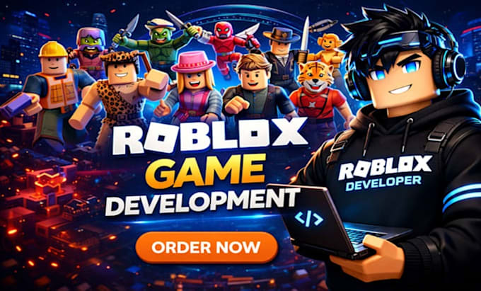 create a complete roblox game for you with maps scripts monitize smooth gameplay