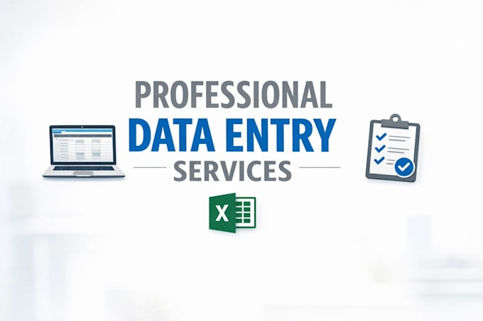 do expert excel data entry, web research and copy paste work