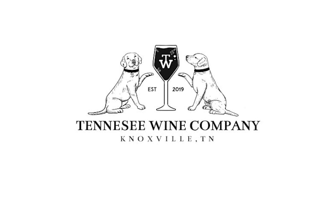 design unique winery wine label logo