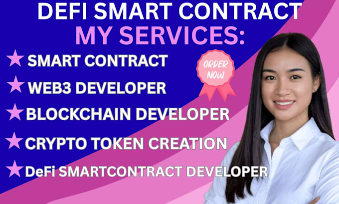 develop secure defi smart contracts blockchain developer for web3 and solidity