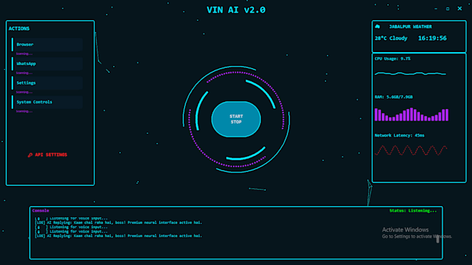 develop a custom ai voice assistant desktop app in python