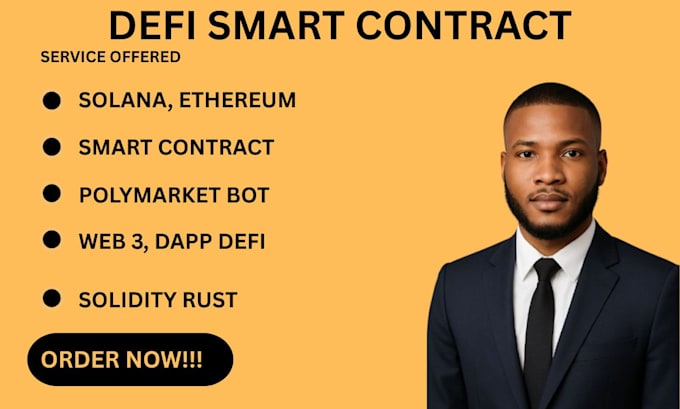 develop smart contract blockchain developer web3 defi solidity