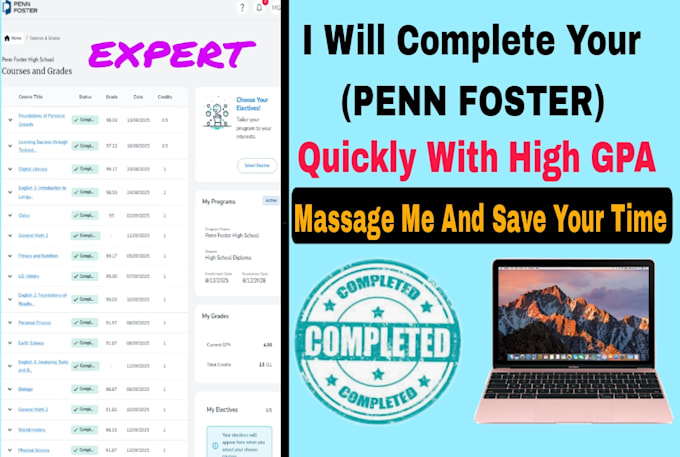do complete penn foster work for you