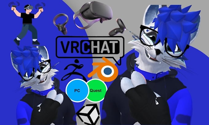 create a vrchat avatar vrc avatar 3d model 3d character