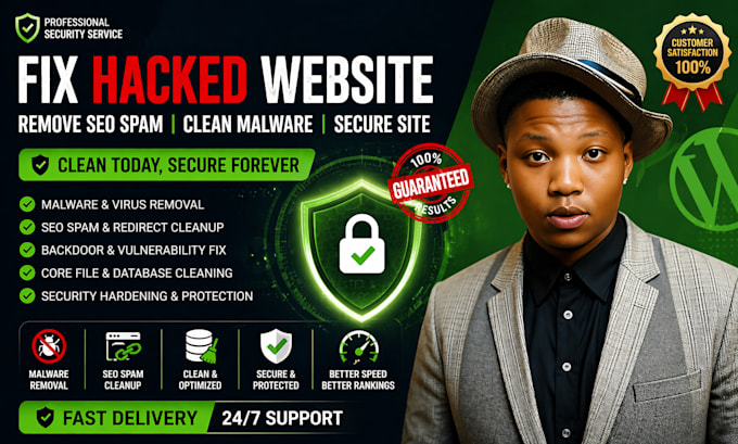 fix hacked website remove malware and secure from reinfection