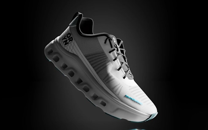 do 3d shoe design 3d shoe modeling, sneaker design, 3d shoe animation, rendering