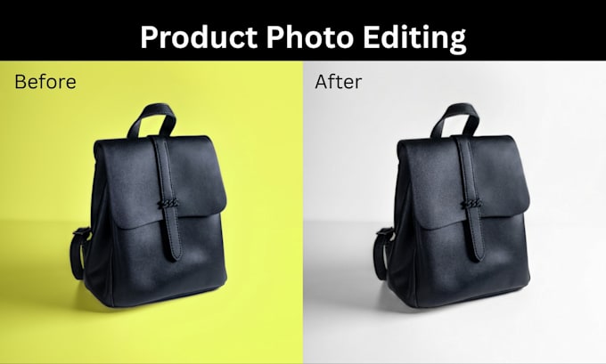 do professional product photo editing and retouching