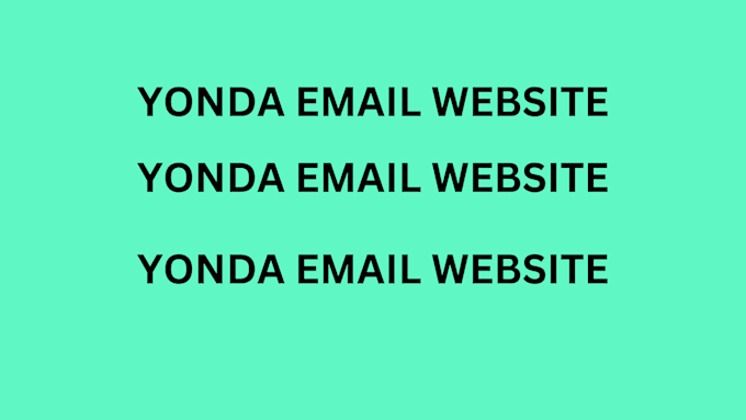 design a yonda wix website