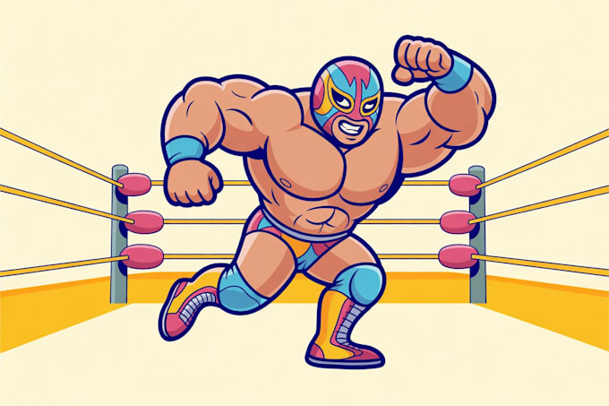 do a wrestling cartoon for you