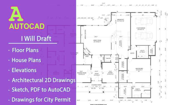 Create permit ready architectural drawing, floor plan, and city permit ...