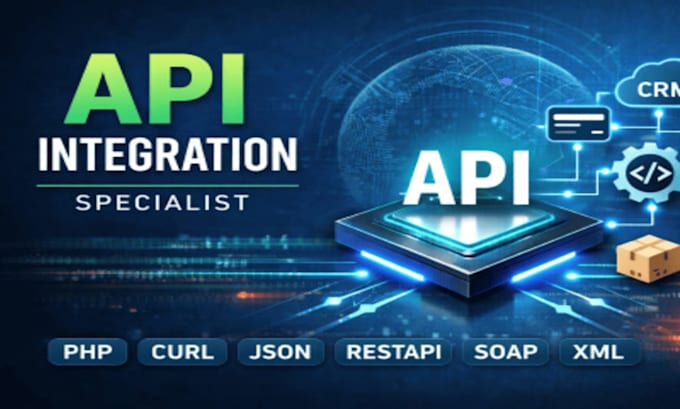 do API integration, rest API, stripe, shopify, woocommerce, wordpress API, php