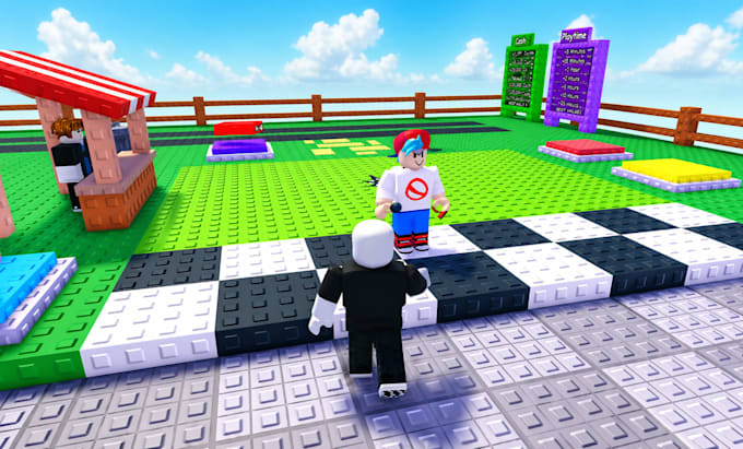 do roblox obby development, scripting, and make an obby simulator with shop
