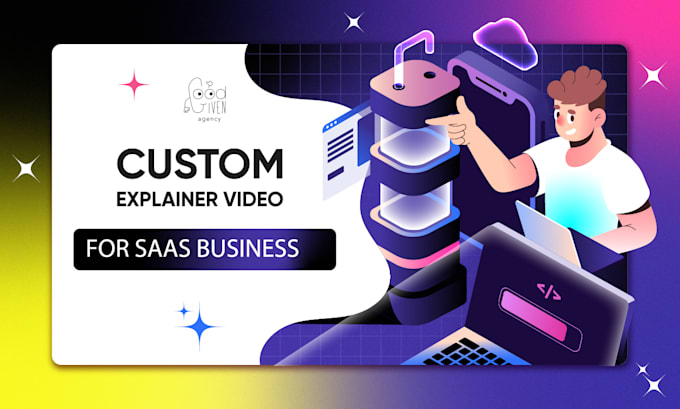 create a custom 2d explainer video for saas and tech brands