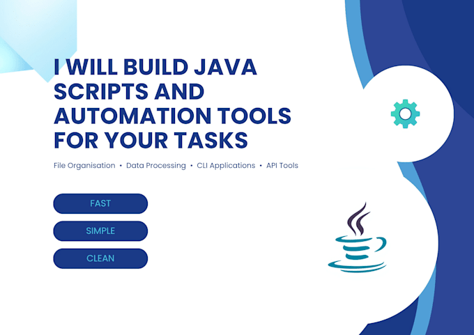 build java scripts and automation tools for your tasks