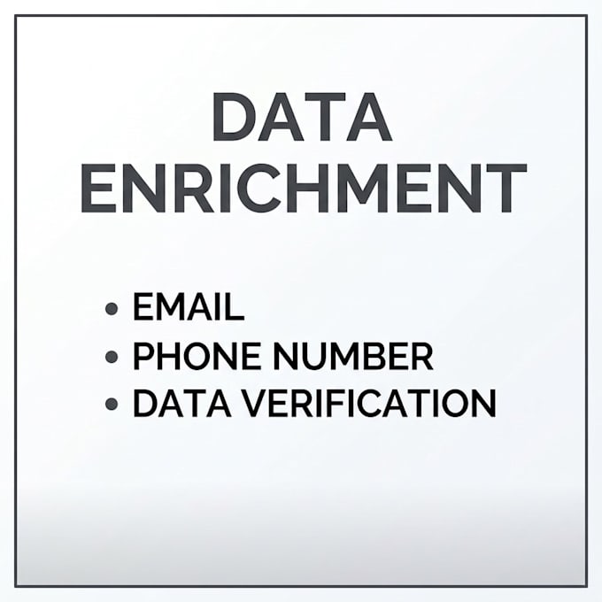 provide accurate and verified data enrichment
