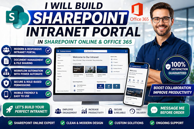 Build sharepoint intranet portal in sharepoint online and office 365 by ...