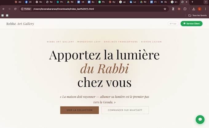 Eine saubere und responsive website in html css und react erstellen