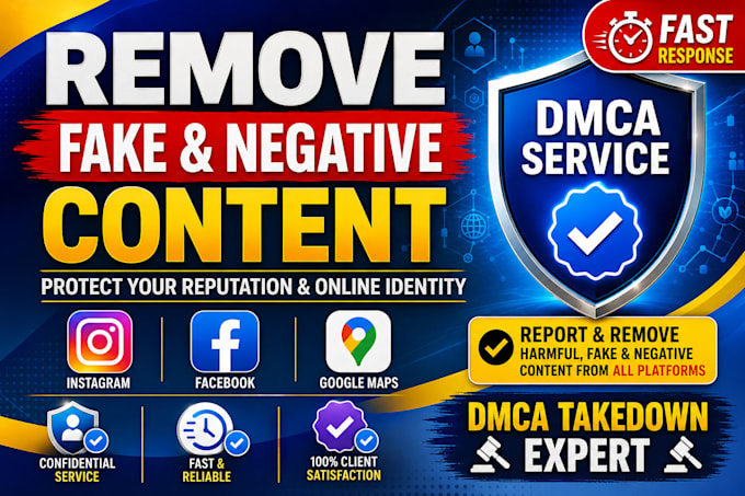 remove your negative link from google map,facebook instagram