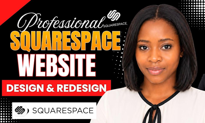 build squrespace website design or redesign squarespace website